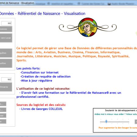 Application Windows – BDD-Référentiel de Naissance – Visualisation