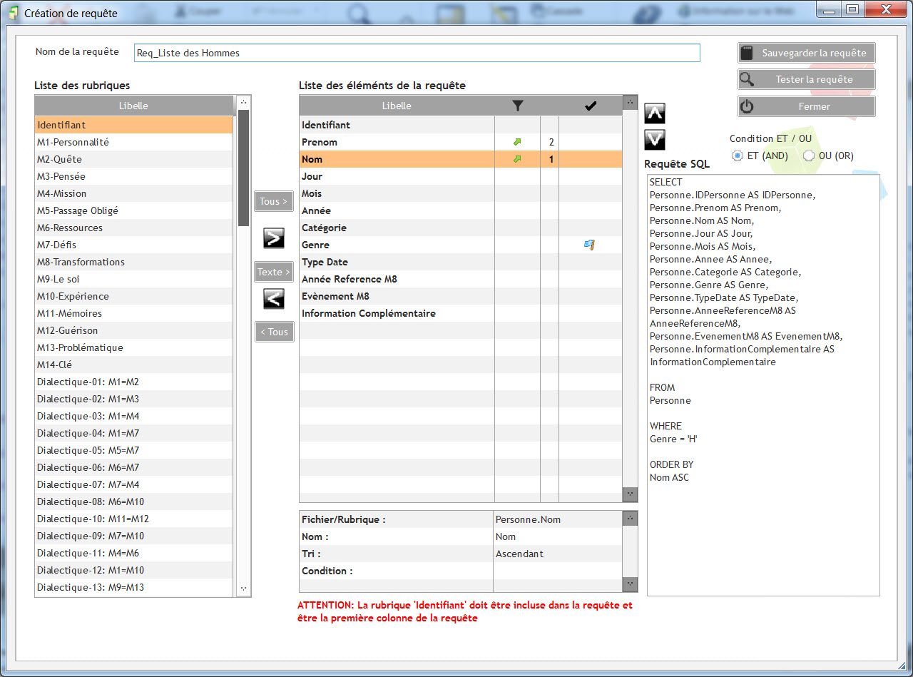 BDD-RN-Windows-Requete